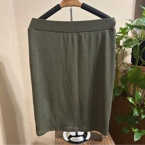 Liz Claiborne Classic Green Pencil Skirt